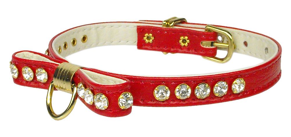 Bow Collar Red 16